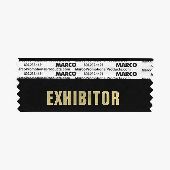 EXHIBITOR Ribbon - Horizontal