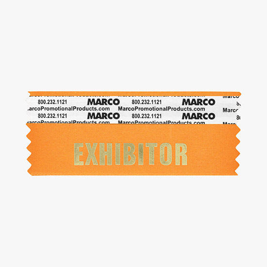 EXHIBITOR Ribbon - Horizontal