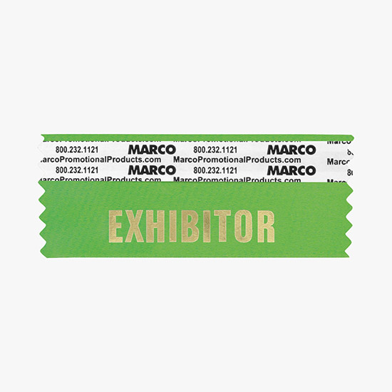 EXHIBITOR Ribbon - Horizontal