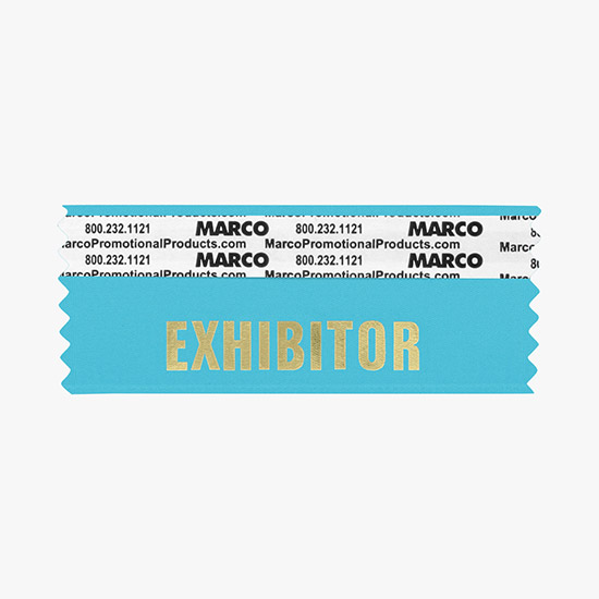 EXHIBITOR Ribbon - Horizontal