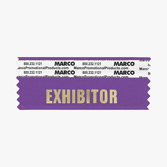 EXHIBITOR Ribbon - Horizontal