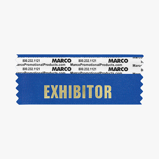 EXHIBITOR Ribbon - Horizontal