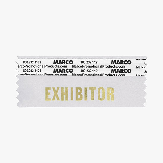 EXHIBITOR Ribbon - Horizontal
