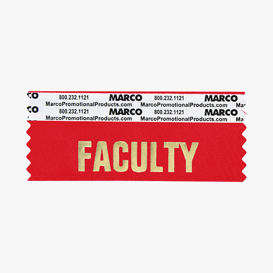 FACULTY Ribbon - Horizontal