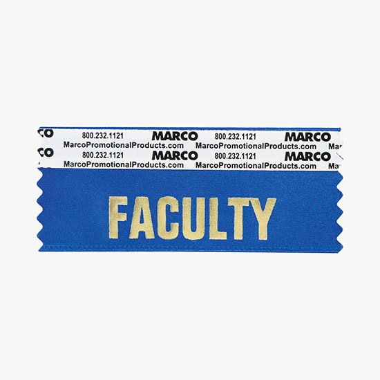 FACULTY Ribbon - Horizontal