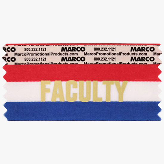 FACULTY Ribbon - Horizontal