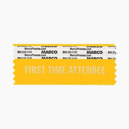 FIRST TIME ATTENDEE Ribbon - Horizontal