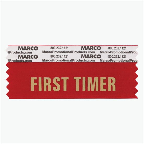 FIRST TIMER Ribbon - Horizontal