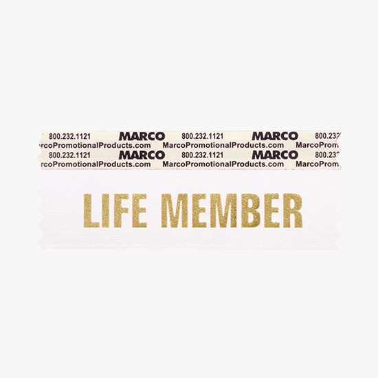 LIFE MEMBER Ribbon - Horizontal