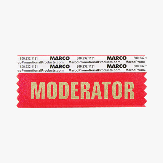 MODERATOR Ribbon - Horizontal