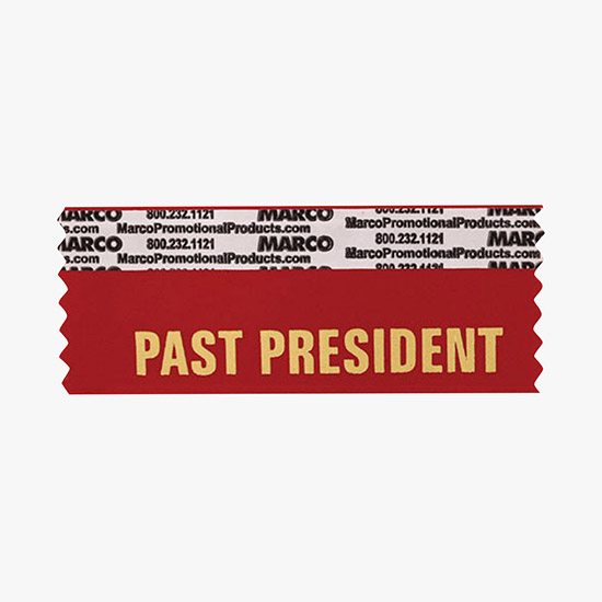 PAST PRESIDENT Ribbon - Horizontal