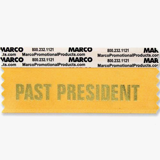 PAST PRESIDENT Ribbon - Horizontal
