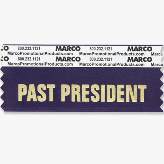 PAST PRESIDENT Ribbon - Horizontal