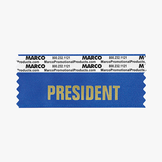 PRESIDENT Ribbon - Horizontal