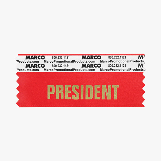 PRESIDENT Ribbon - Horizontal