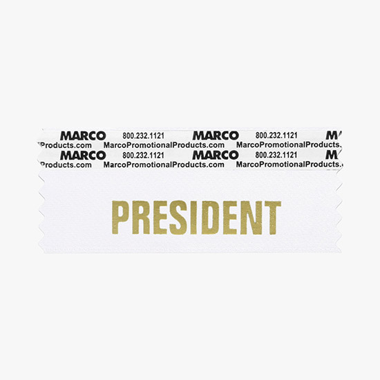 PRESIDENT Ribbon - Horizontal