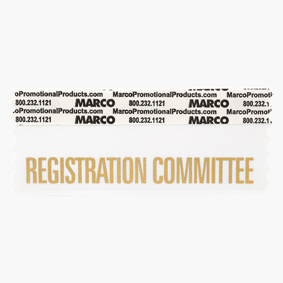 REGISTRATION COMMITTEE Ribbon - Horizontal