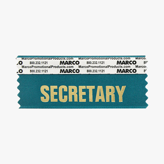 SECRETARY Ribbon - Horizontal