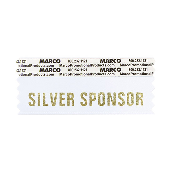 SILVER SPONSOR Ribbon - Horizontal