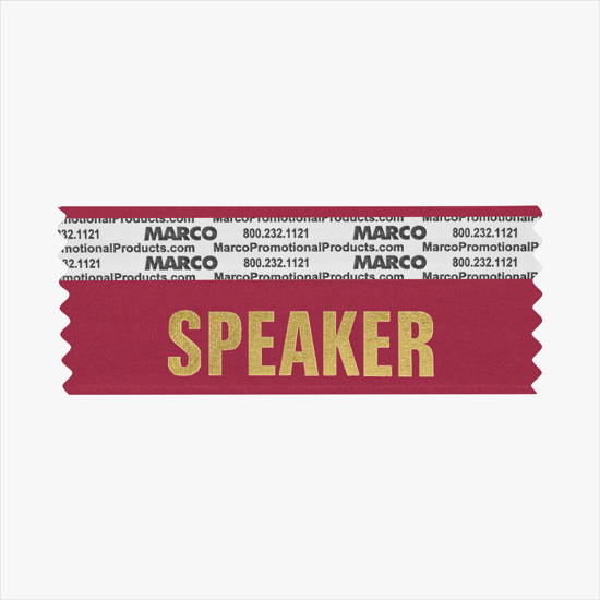 SPEAKER Ribbon - Horizontal