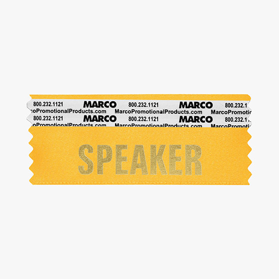 SPEAKER Ribbon - Horizontal
