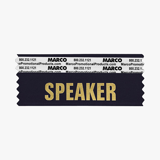 SPEAKER Ribbon - Horizontal