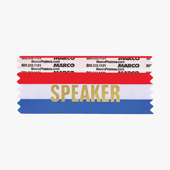 SPEAKER Ribbon - Horizontal