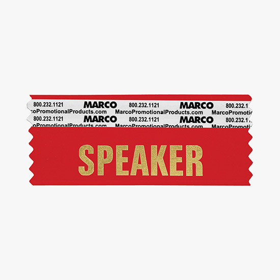 SPEAKER Ribbon - Horizontal