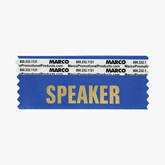 SPEAKER Ribbon Royal Horizontal, H1SPEAKERRL Marco Promos