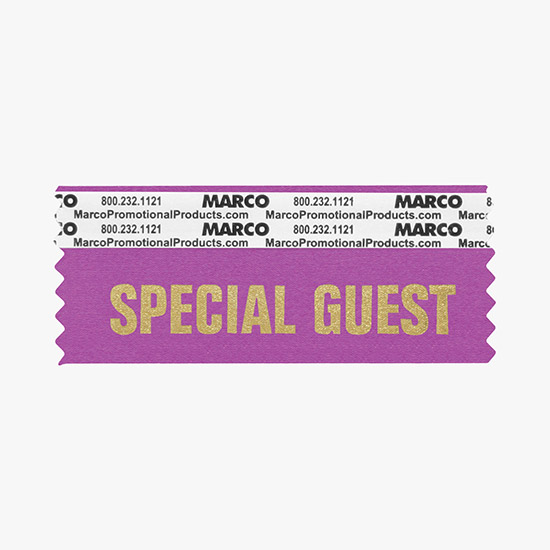 SPECIAL GUEST Ribbon - Horizontal