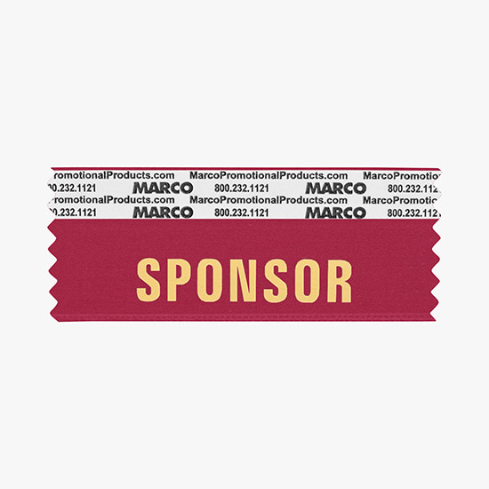 SPONSOR Ribbon - Horizontal