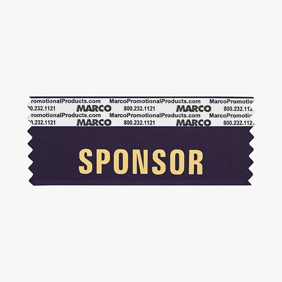 SPONSOR Ribbon - Horizontal
