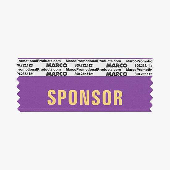 SPONSOR Ribbon - Horizontal