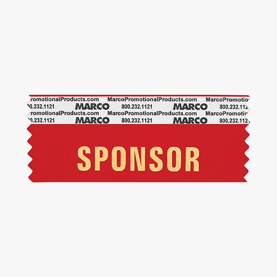 SPONSOR Ribbon - Horizontal