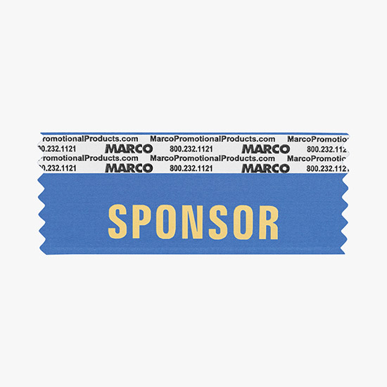 SPONSOR Ribbon - Horizontal