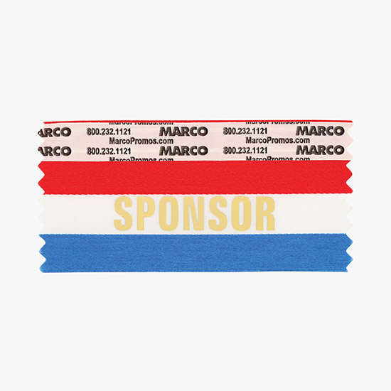 SPONSOR Ribbon - Horizontal