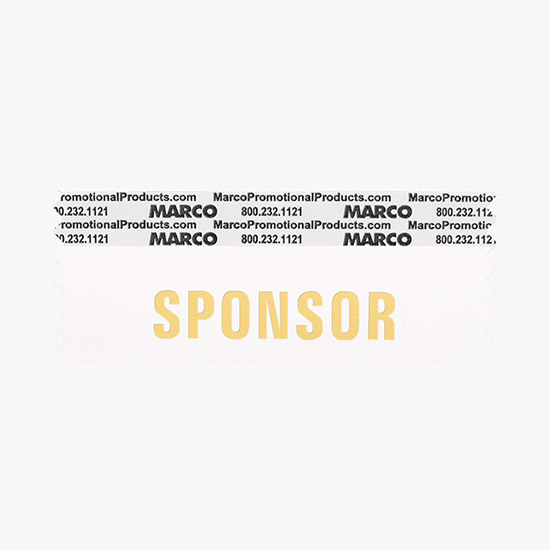 SPONSOR Ribbon - Horizontal
