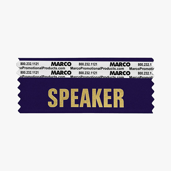 SPEAKER Ribbon - Horizontal