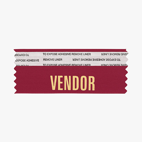 VENDOR Ribbon - Horizontal
