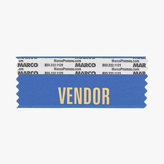 VENDOR Ribbon - Horizontal