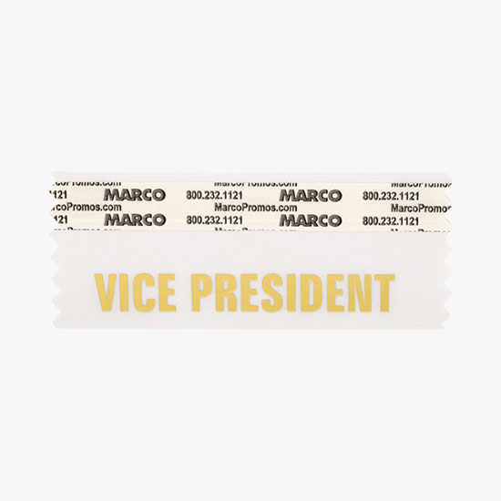 VICE PRESIDENT Ribbon - Horizontal