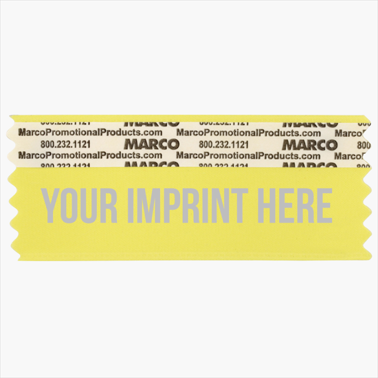 4 x 1 5/8 Horizontal Ribbon - Custom Title 