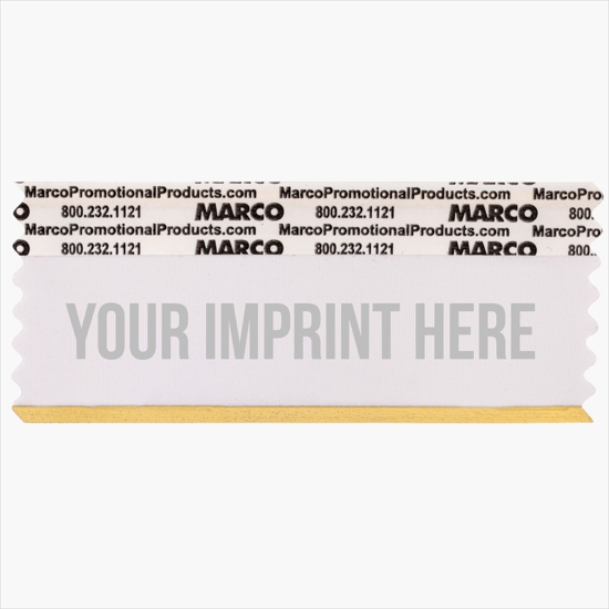 4 x 1 5/8 Horizontal Ribbon - Custom Title 