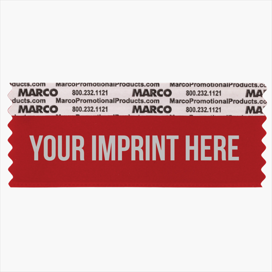 4 x 1 5/8 Horizontal Ribbon - Custom Title 