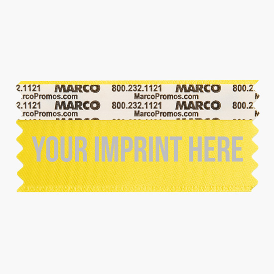 3 1/2 x 1 5/8 Horizontal Ribbon - Custom Title