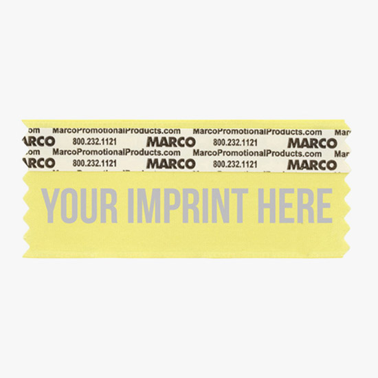 3 1/2 x 1 5/8 Horizontal Ribbon - Custom Title
