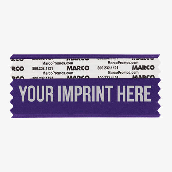 3 1/2 x 1 5/8 Horizontal Ribbon - Custom Title