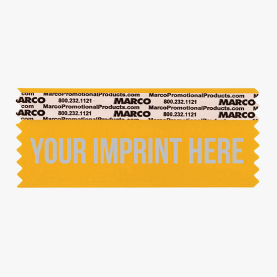 3 1/2 x 1 5/8 Horizontal Ribbon - Custom Title