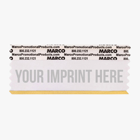3 1/2 x 1 5/8 Horizontal Ribbon - Custom Title