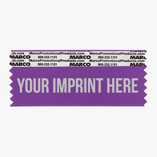 3 1/2 x 1 5/8 Horizontal Ribbon - Custom Title